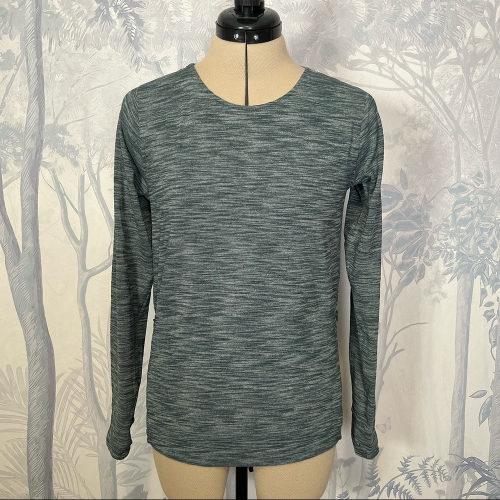Lululemon &go City Pullover Long Sleeve in Heathered Dark Fuel Green 4 #W3K58S